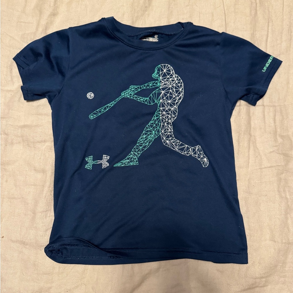 Under Armour Dark Blue Sports Graphic Tee